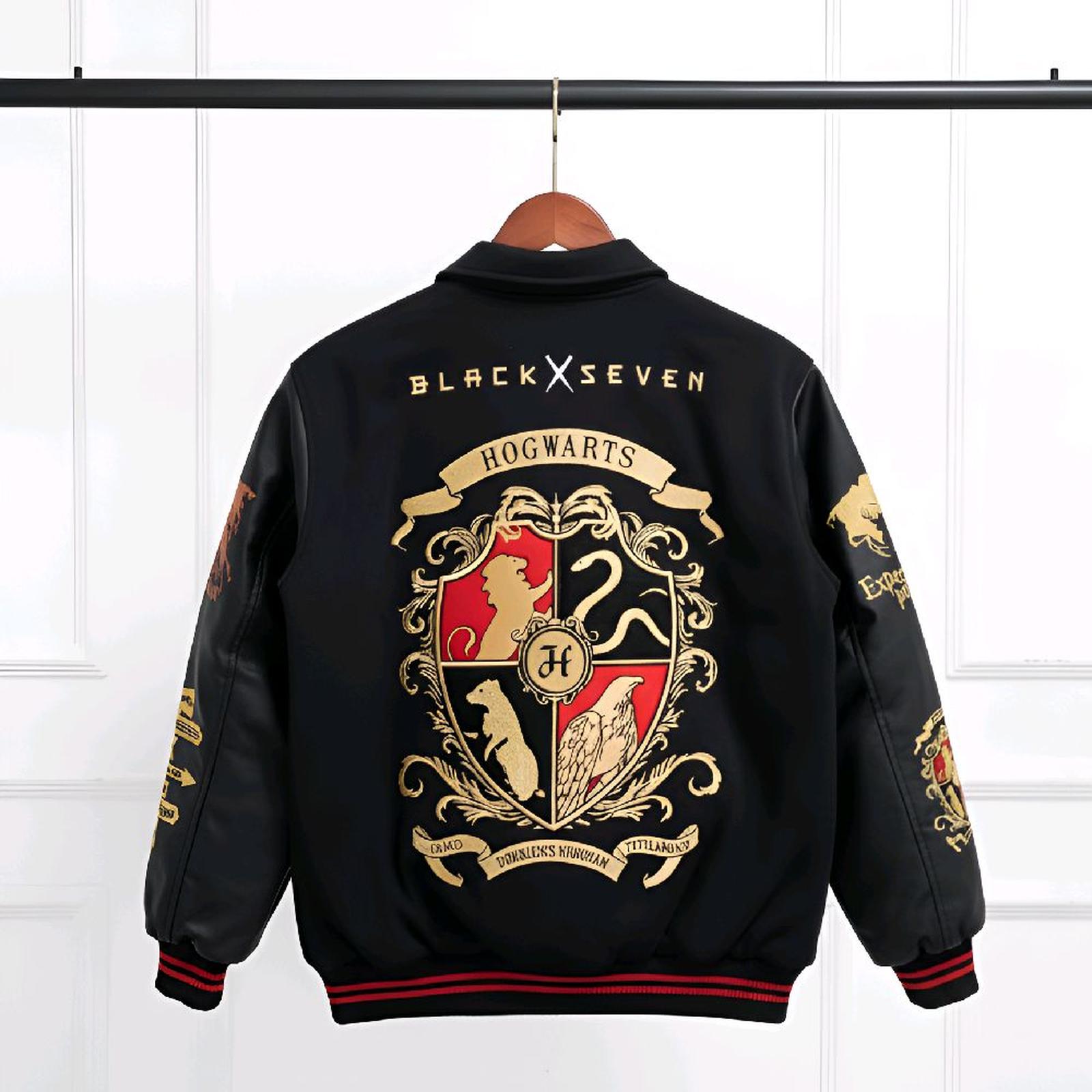 Varsity Jacket Hogwarts Legacy – Black Gold